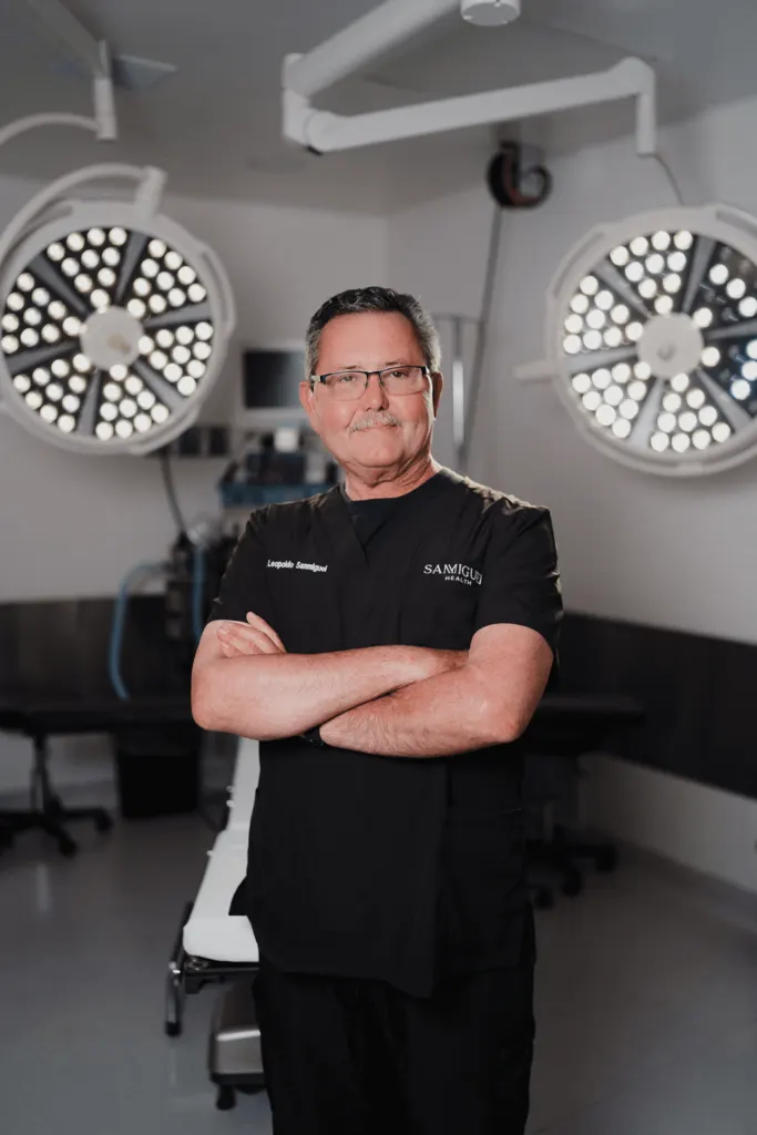 Dr. Leopoldo Sanmiguel, board-certified anesthesiologist and chief of anesthesia