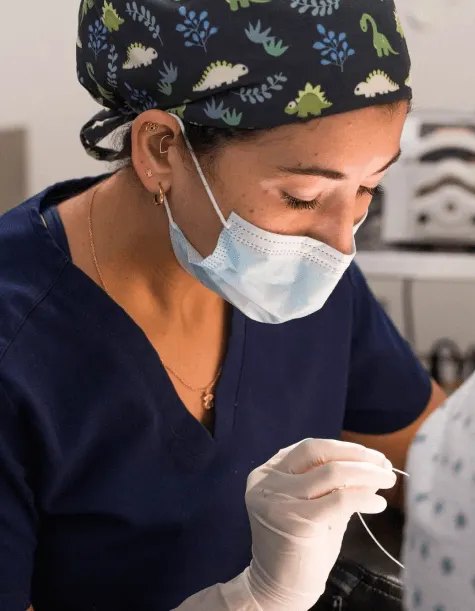 Dra. Andrea Sanmiguel, board-certified anesthesiologist